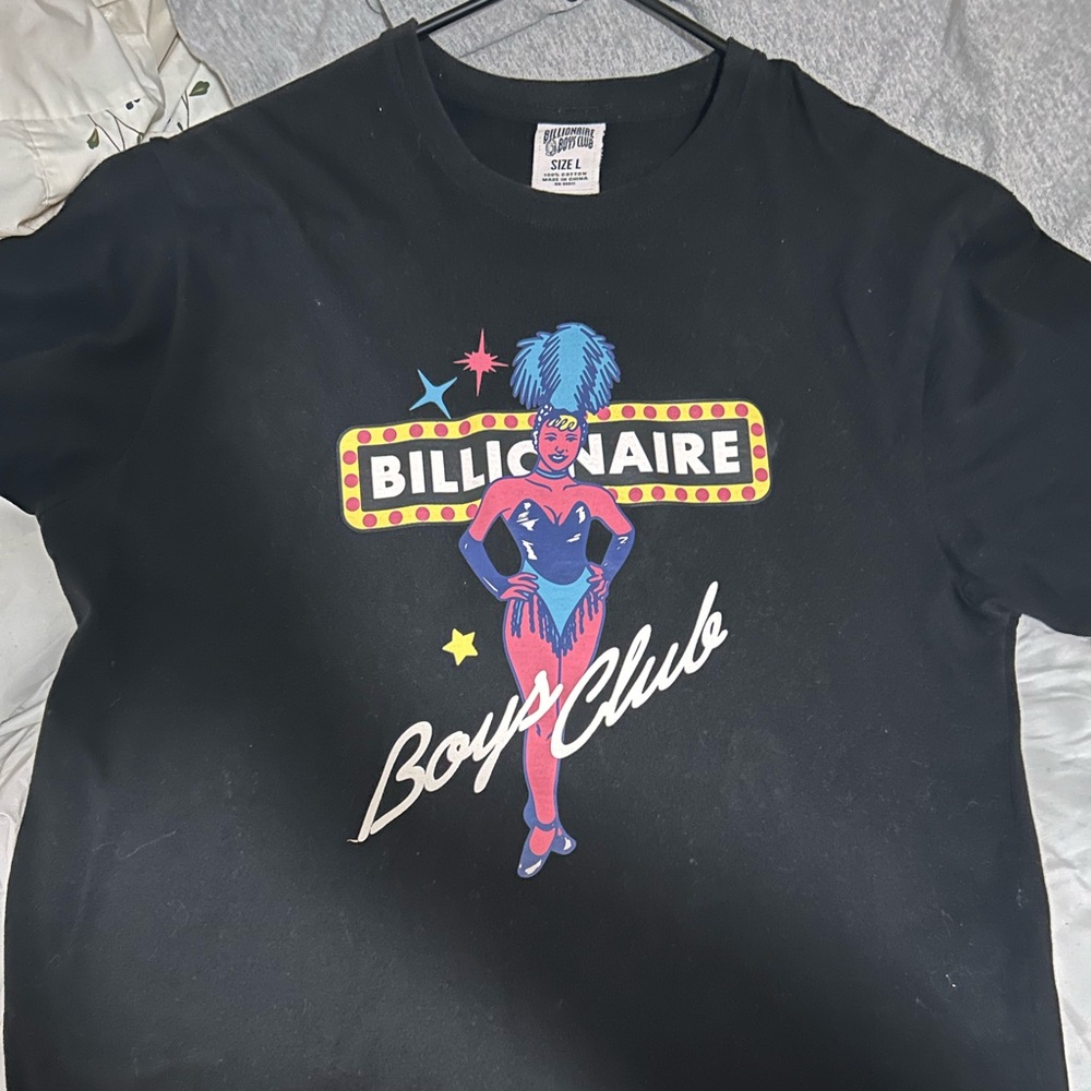 Billionaire Boys Club Black Tee with Colorful Graphic